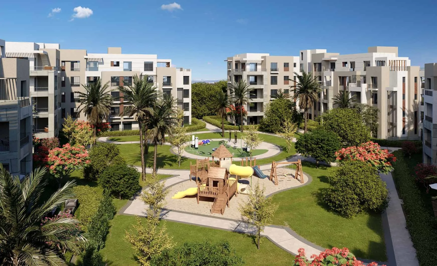 Apartment for sale in Clubside Apartments  District 5 in South New Cairo of 0 m² with 3 bedrooms