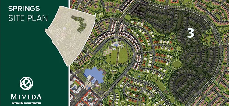 فيلا للبيع في ميفيدا في القاهرة الجديدة بمساحة 0 م² تتكون من 4 غرف