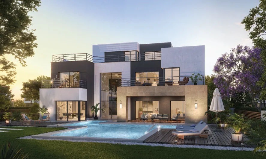 فيلا للبيع في بالم هيلز القاهرة الجديدة في القاهرة الجديدة بمساحة 0 م² تتكون من 4 غرف