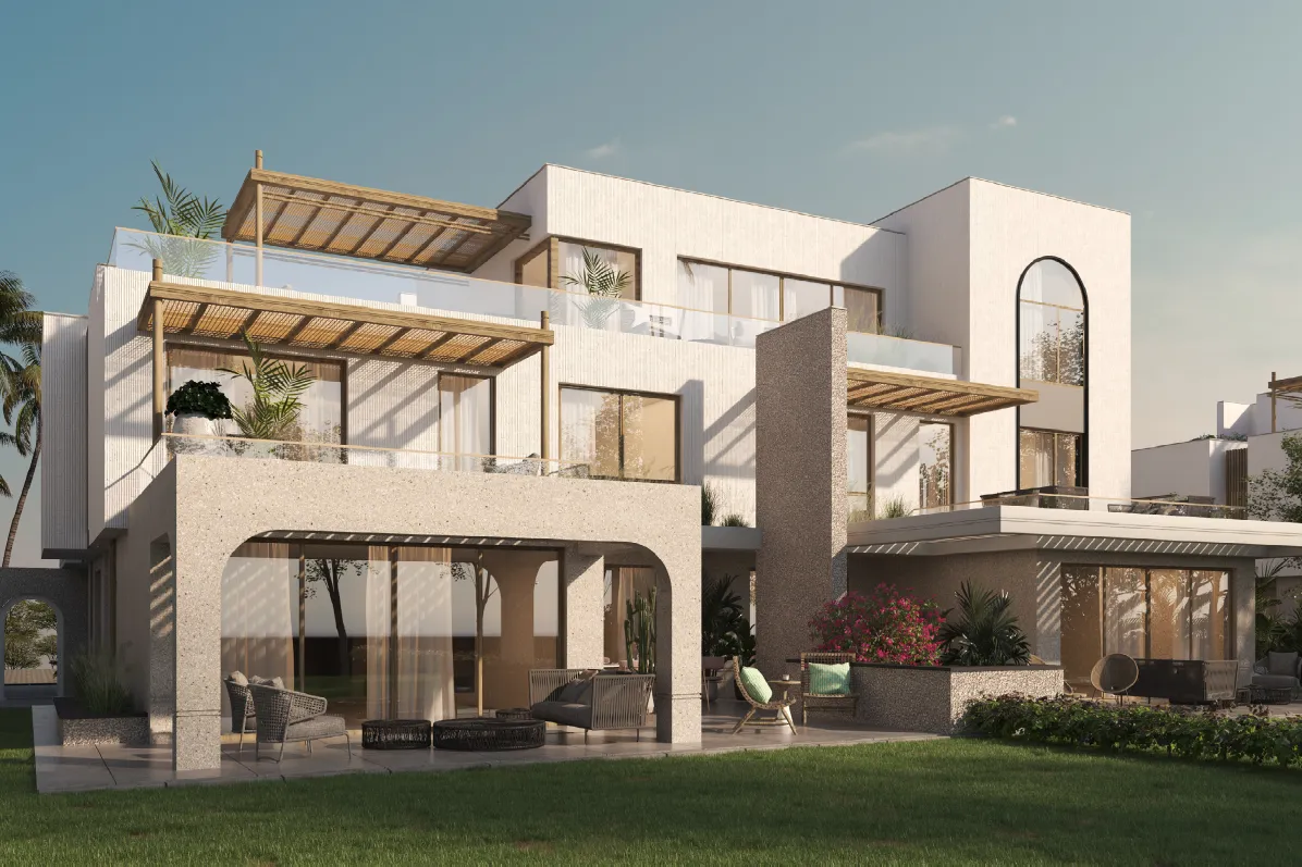 شاليه للبيع في ذا ميد الساحل الشمالي في رأس الحكمة بمساحة 0 م² تتكون من 3 غرف