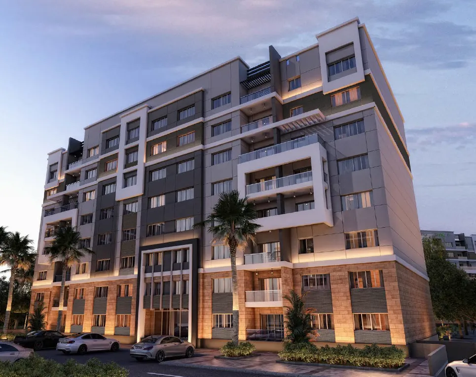 Apartment for sale in Bleu Vert in New Capital City of 0 m² with 2 bedrooms