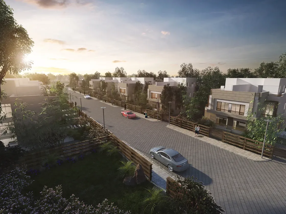 فيلا للبيع في أتريو في الشيخ زايد بمساحة 0 م² تتكون من 3 غرف