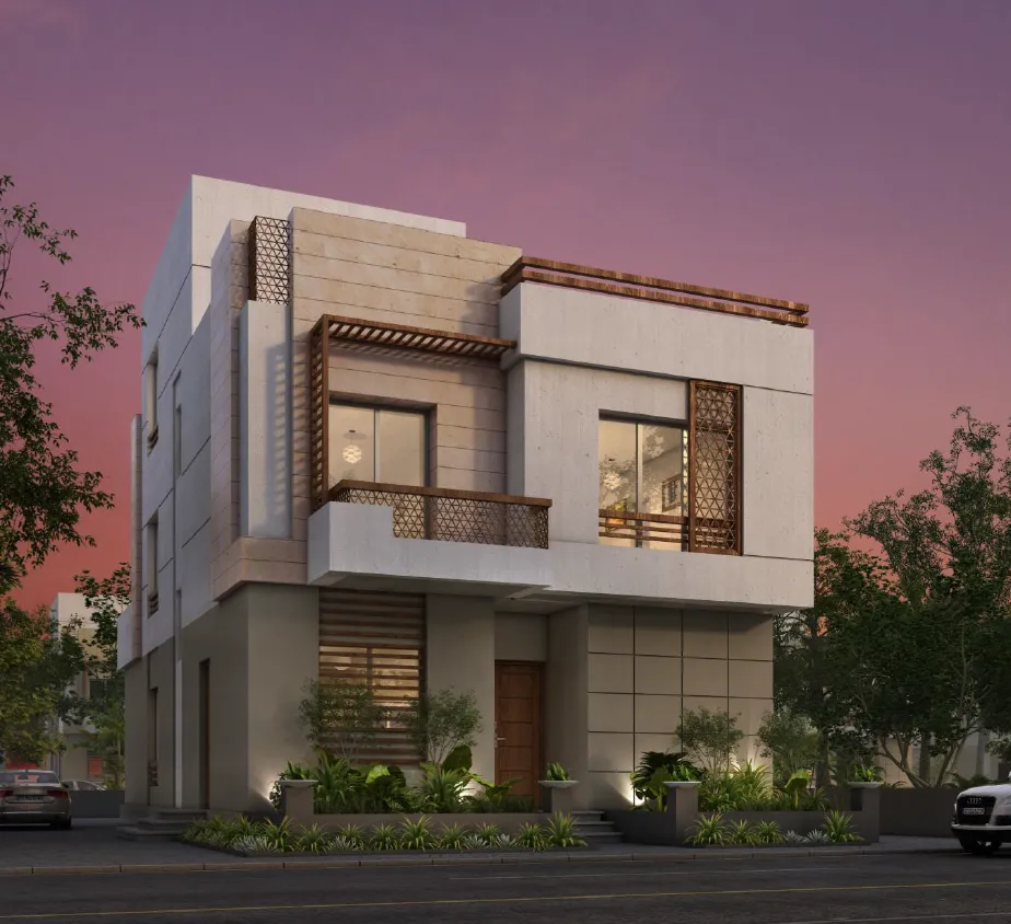 فيلا للبيع في أتريو في الشيخ زايد بمساحة 0 م² تتكون من 3 غرف