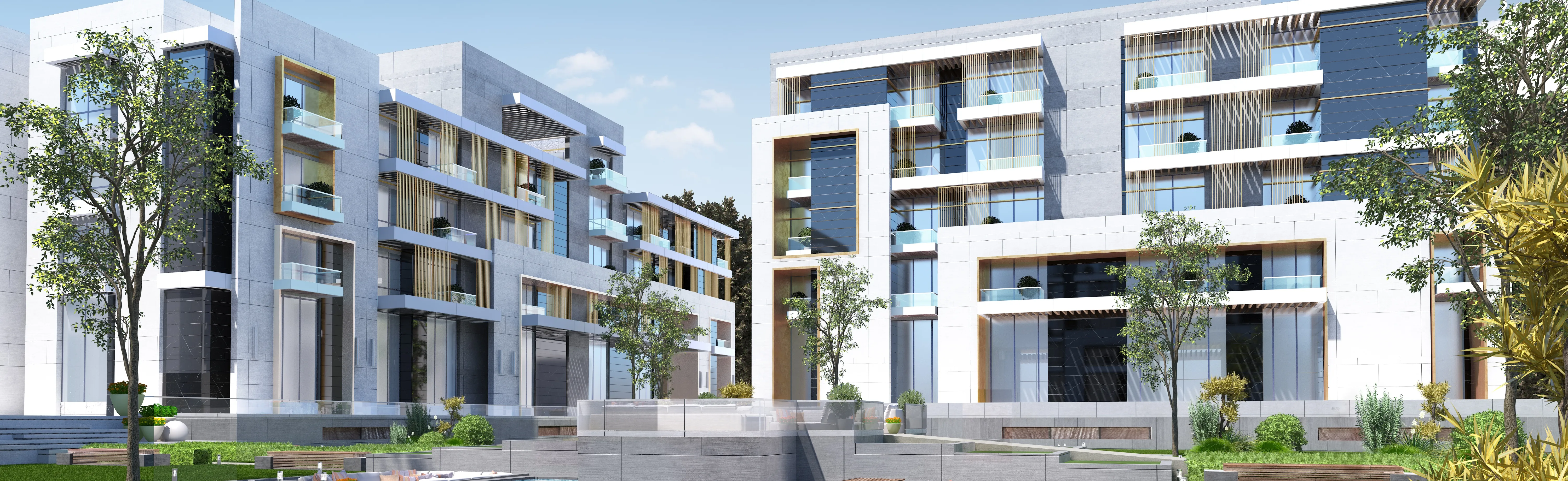 Apartment for sale in Al Jazi First Marriott Residences in North Investors of 0 m² with 3 bedrooms