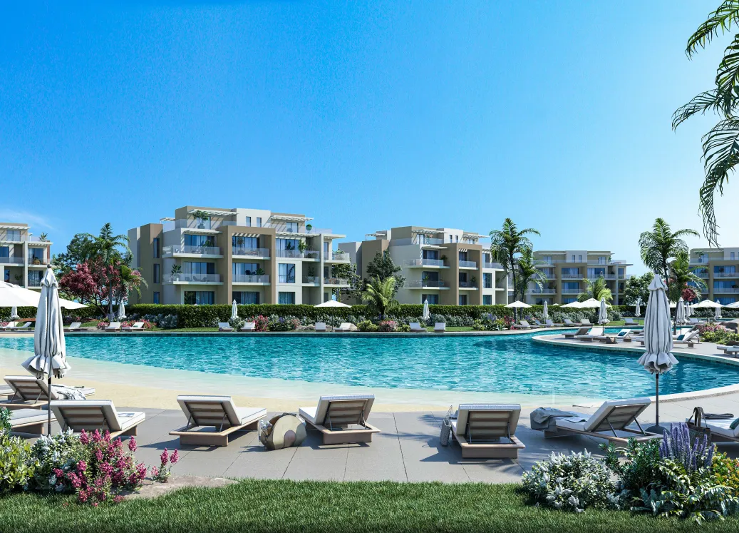 Chalet for sale in Lagoon Town in Ras El Hekma of 106 m² with 2 bedrooms