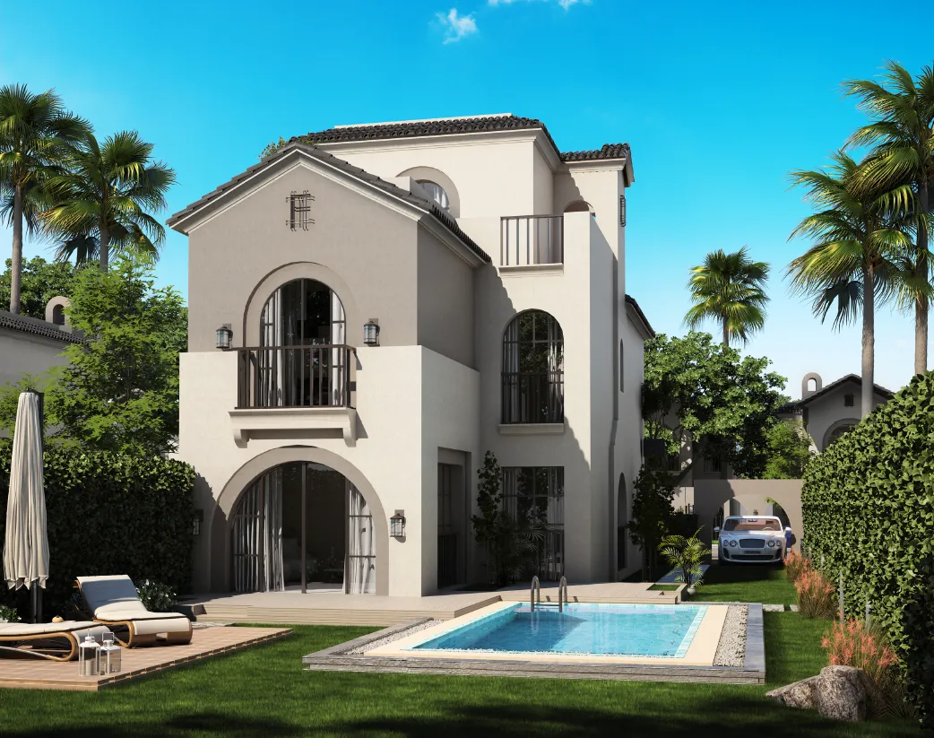 Villa for sale in Sarai in New Cairo of 175 m² with 3 bedrooms