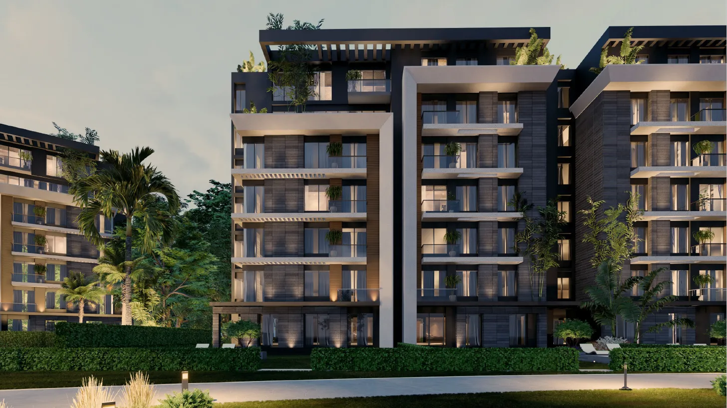 Penthouse for sale in Monark Residence in Mostakbal City of 325 m² with 4 bedrooms