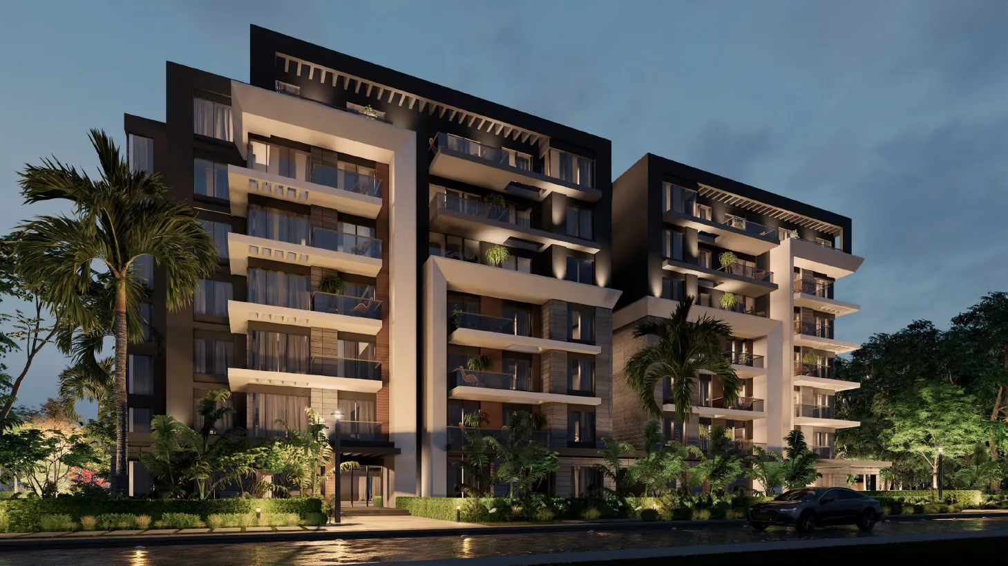 Penthouse for sale in Monark Residence in Mostakbal City of 325 m² with 4 bedrooms