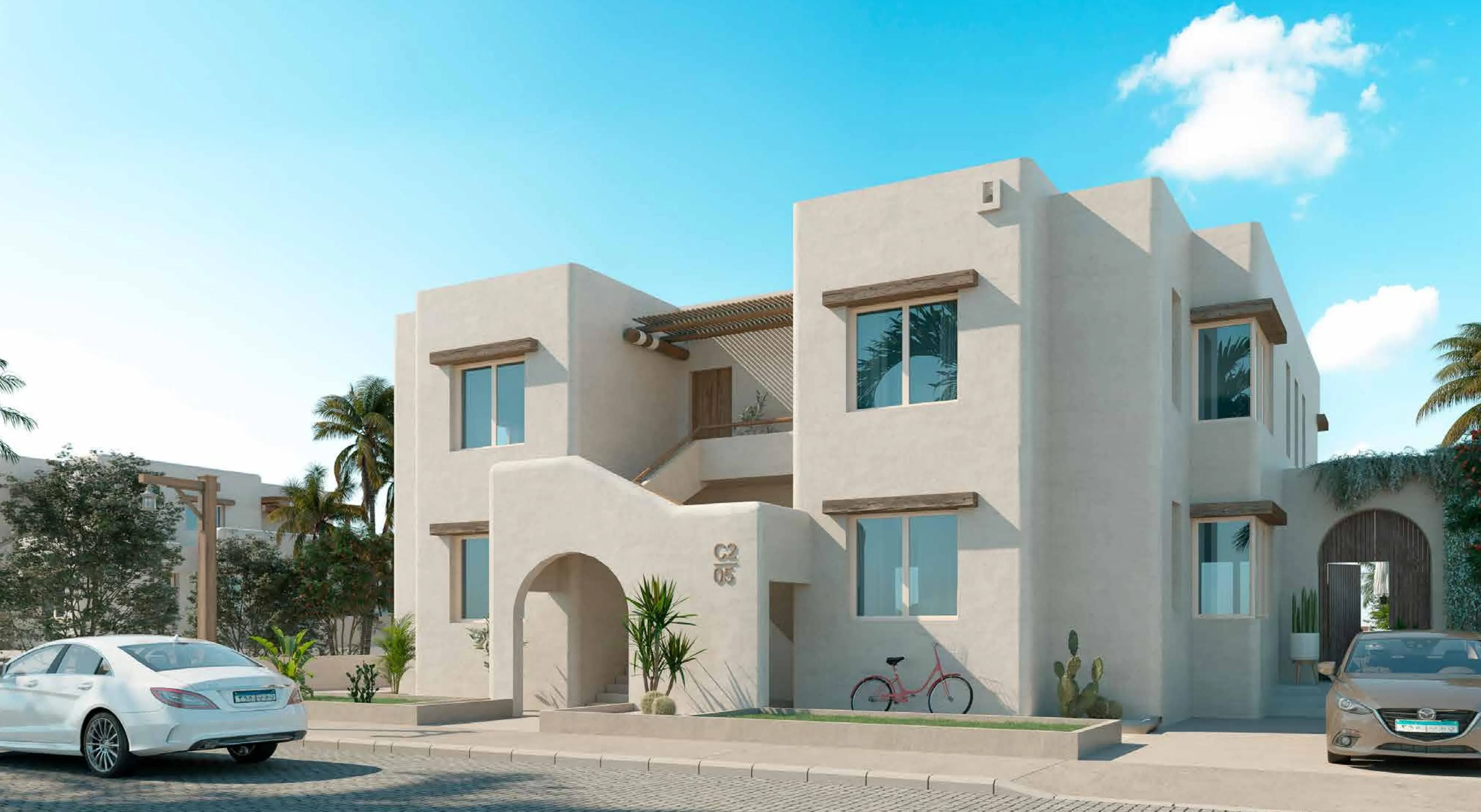 فيلا للبيع في هاسيندا ويست في رأس الحكمة بمساحة 0 م² تتكون من 3 غرف