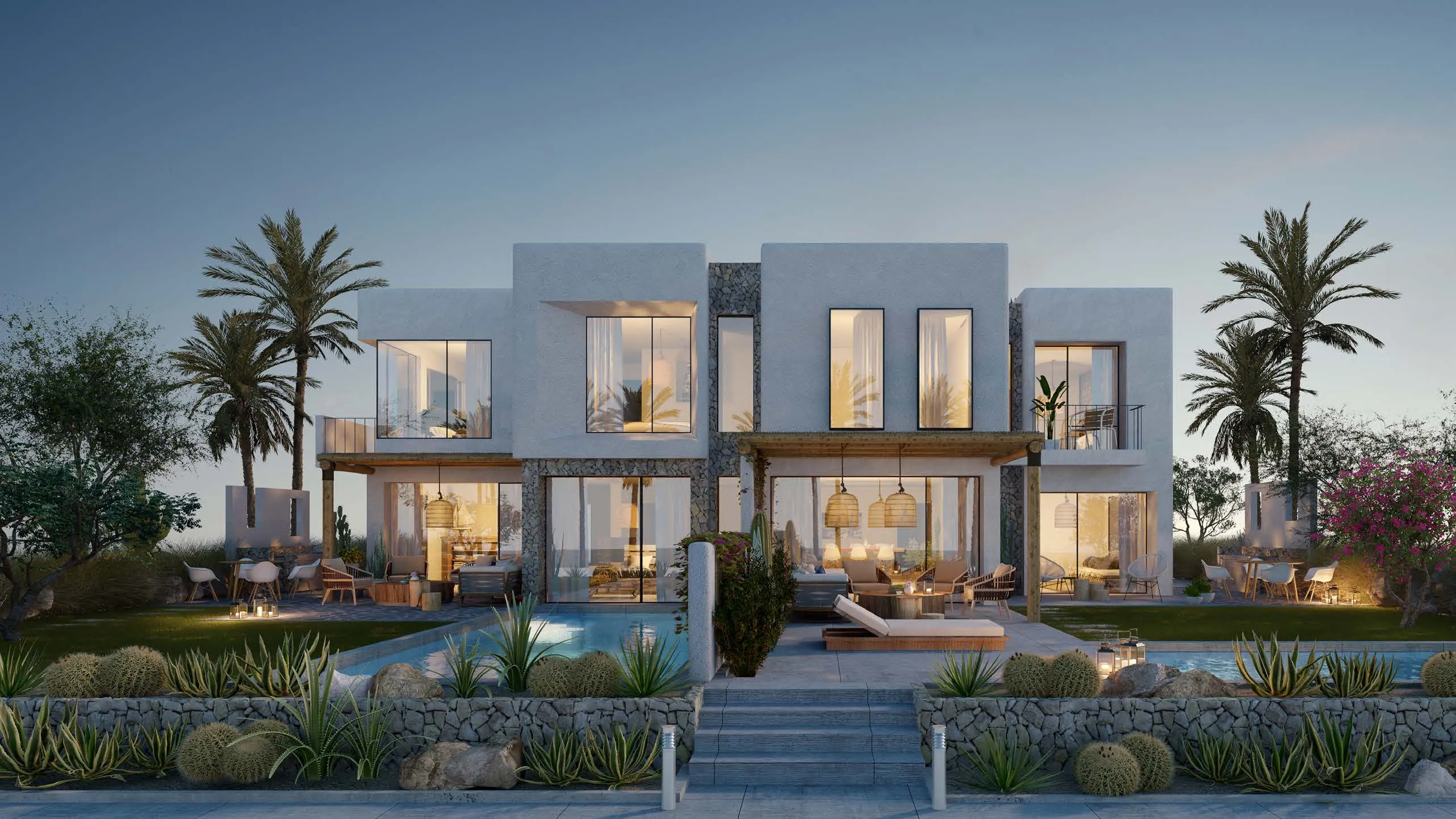 فيلا للبيع في المصيف الساحل الشمالي في رأس الحكمة بمساحة 0 م² تتكون من 3 غرف