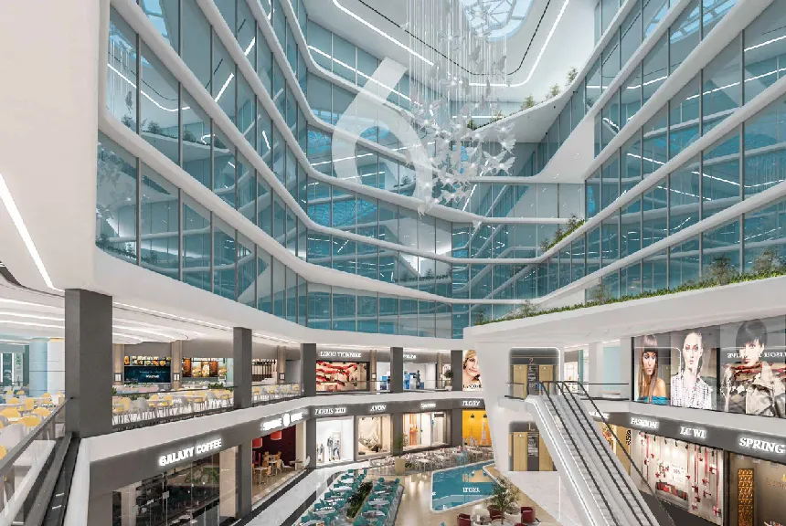 مكتب للبيع في سيكستي ووك وان العاصمة الإدارية في العاصمة الإدارية الجديدة بمساحة 0 م² تتكون من 0 غرف