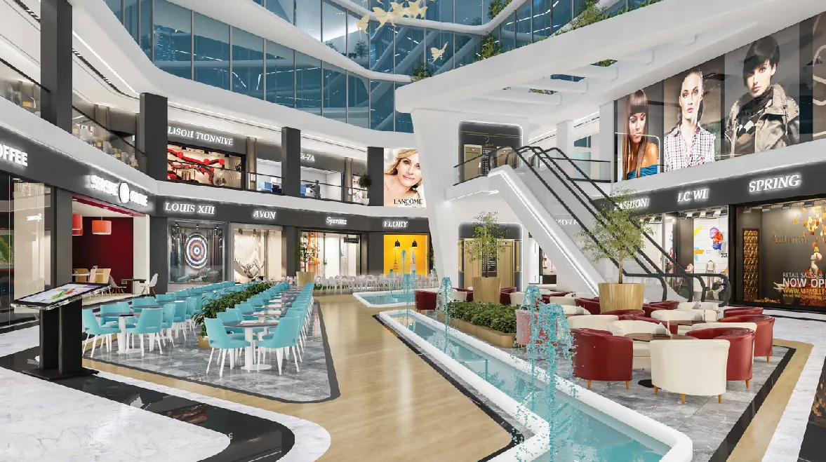 مكتب للبيع في سيكستي ووك وان العاصمة الإدارية في العاصمة الإدارية الجديدة بمساحة 0 م² تتكون من 0 غرف