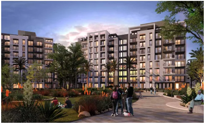 شقة للبيع في زيد إيست في التجمع السادس بمساحة 0 م² تتكون من 2 غرف