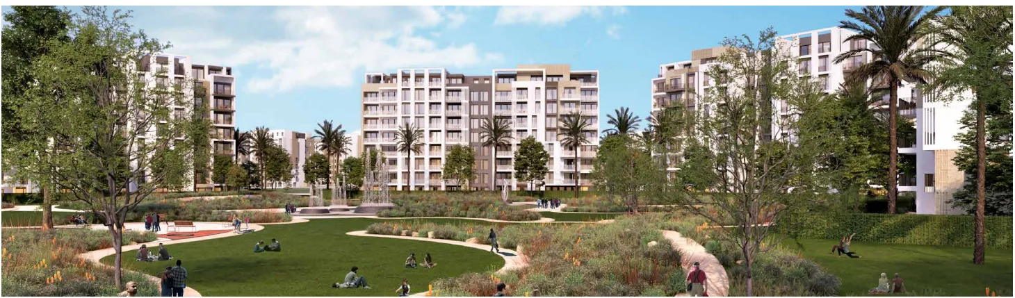 شقة للبيع في زيد إيست في التجمع السادس بمساحة 0 م² تتكون من 2 غرف