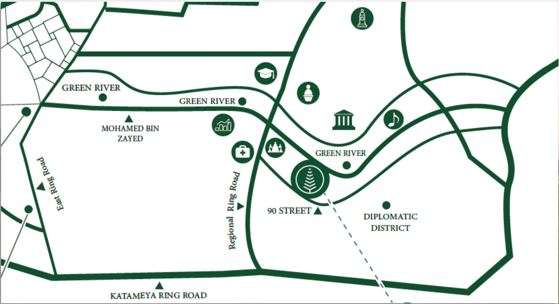 فيلا للبيع في البوسكو العاصمه الاداريه الجديده ذا بارك في العاصمة الإدارية الجديدة بمساحة 0 م² تتكون من 3 غرف