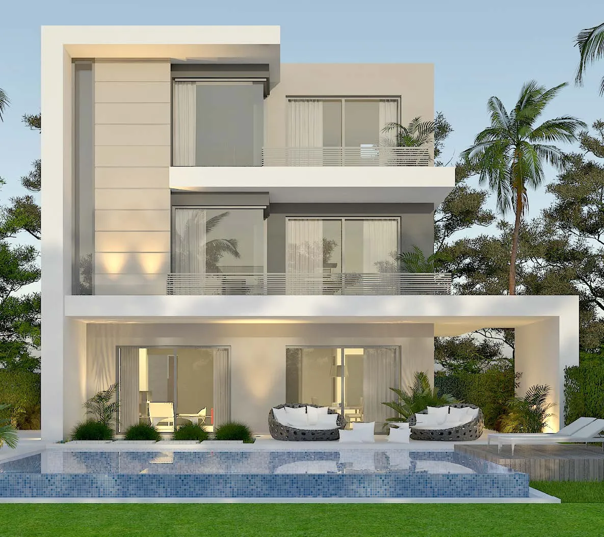 فيلا للبيع في بالم هيلز الإسكندرية في الإسكندرية بمساحة 0 م² تتكون من 5 غرف