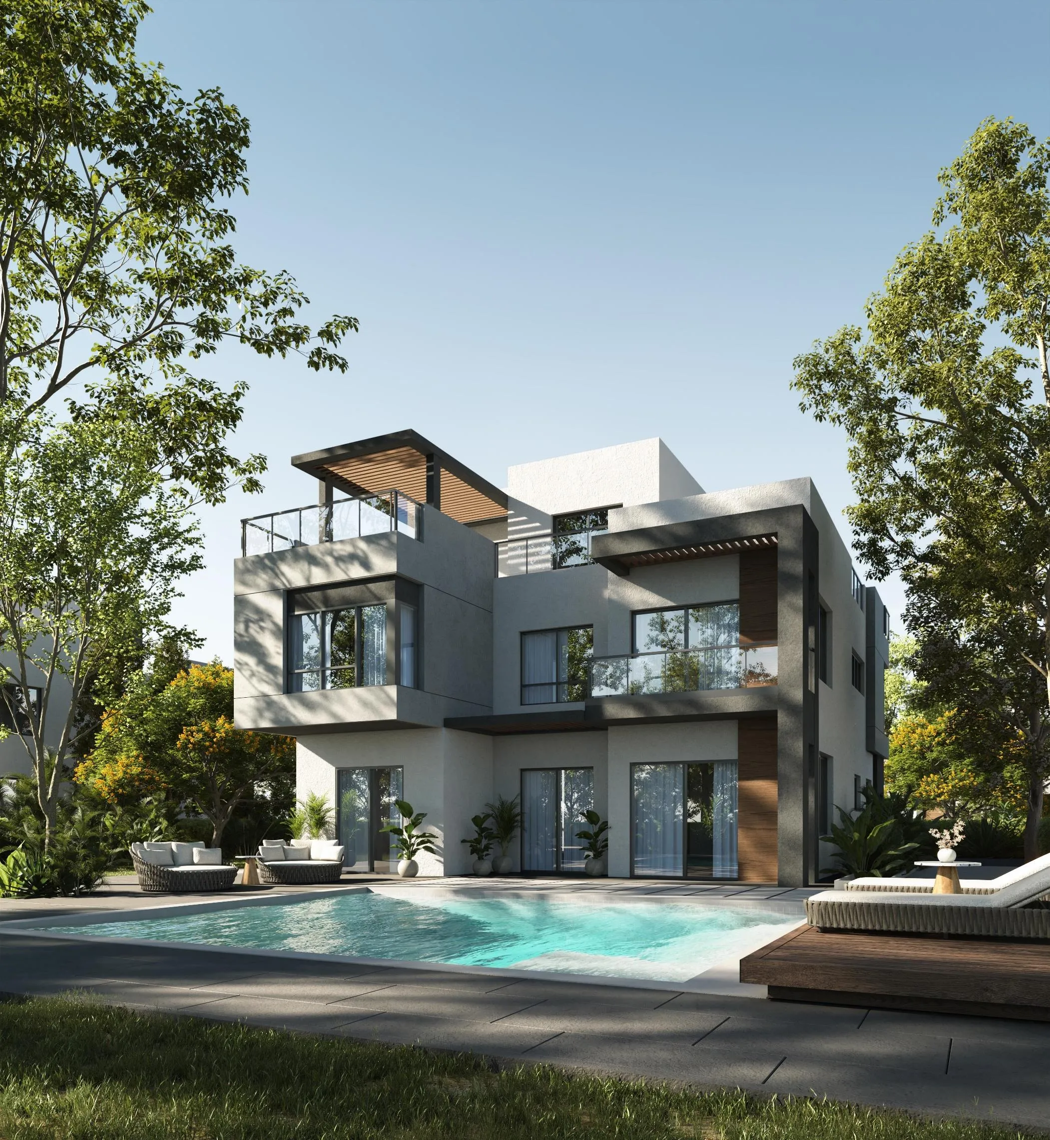 فيلا للبيع في ذا كراون في مدينة السادس من أكتوبر بمساحة 0 م² تتكون من 5 غرف