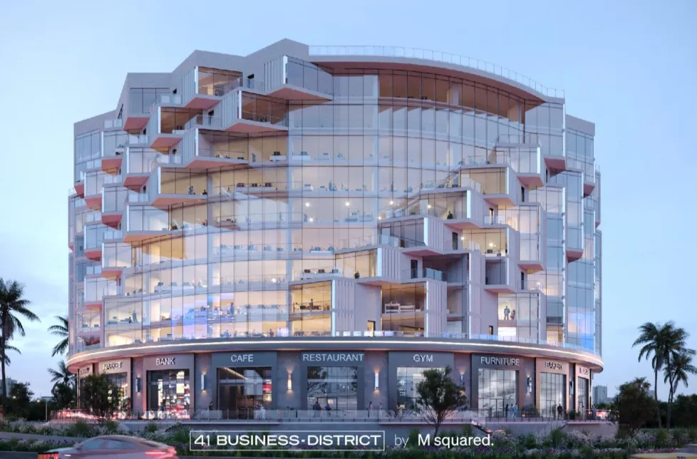 مكتب للبيع في 41 بيزنس ديستريكت في القاهرة الجديدة بمساحة 0 م² تتكون من 0 غرف