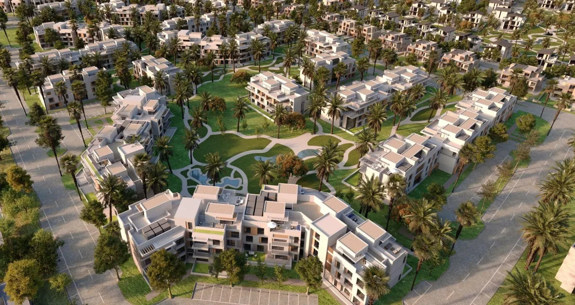 شقة للبيع في استيتس ريزيدينس في الشيخ زايد الجديدة بمساحة 0 م² تتكون من 3 غرف