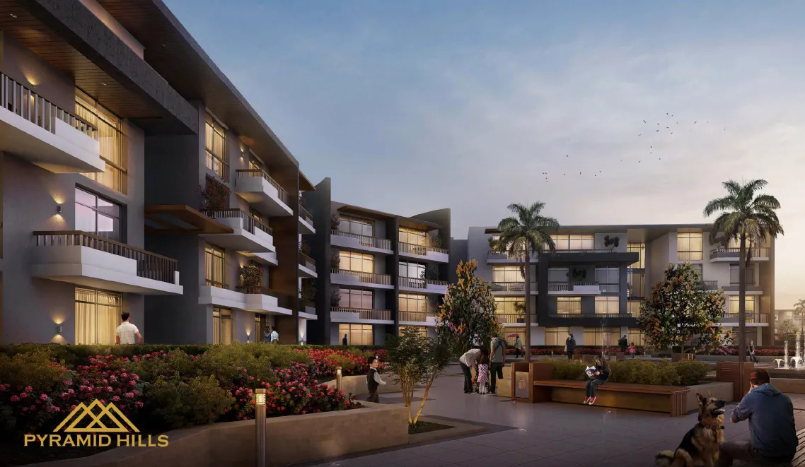 Apartment for sale in Pyramid Hills in 6th of October City of 0 m² with 2 bedrooms