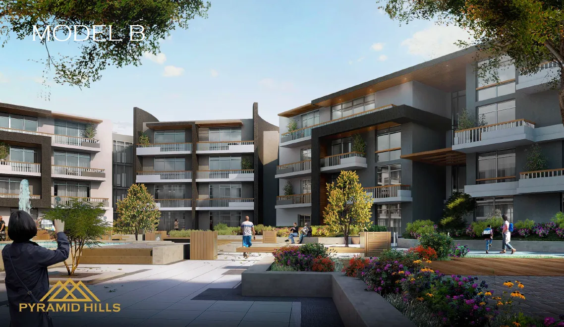 Apartment for sale in Pyramid Hills in 6th of October City of 0 m² with 2 bedrooms