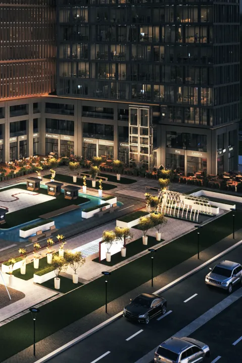 مكتب للبيع في ذا لوفت بلازا في العاصمة الإدارية الجديدة بمساحة 0 م² تتكون من 0 غرف