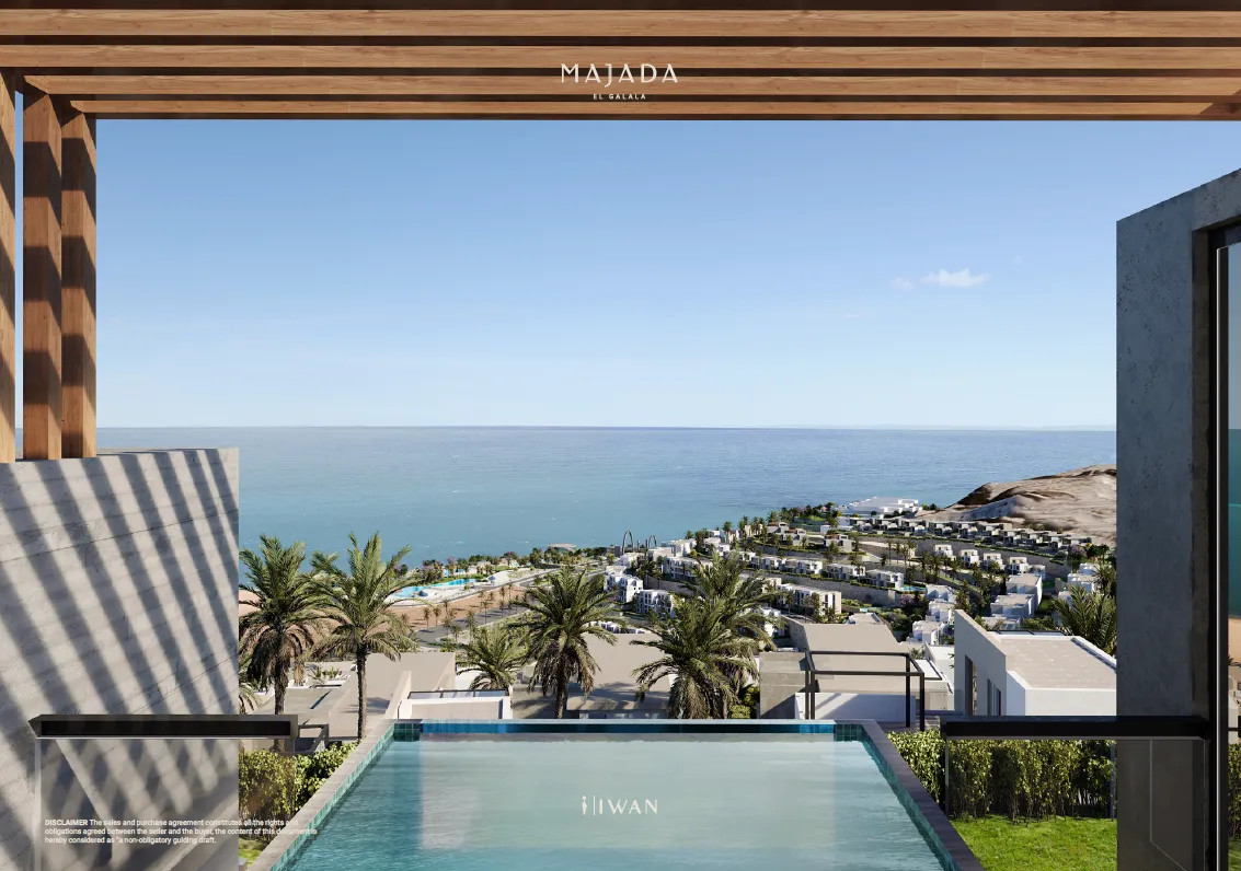 شاليه للبيع في  ماجادا إيوان  في العين السخنة بمساحة 0 م² تتكون من 2 غرف