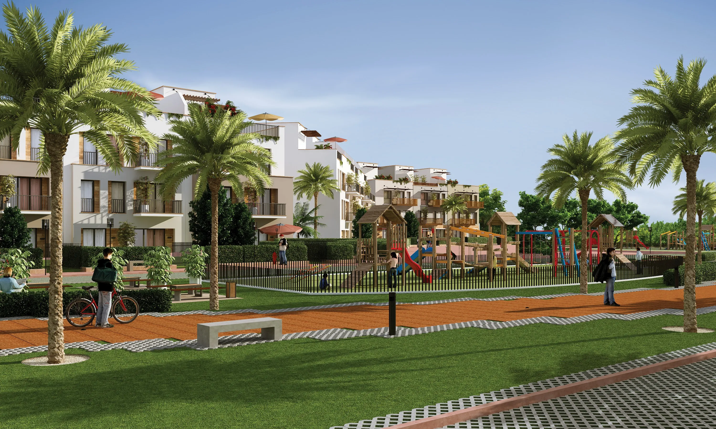 Duplex for sale in Westown Residences in El Sheikh Zayed of 274 m² with 4 bedrooms