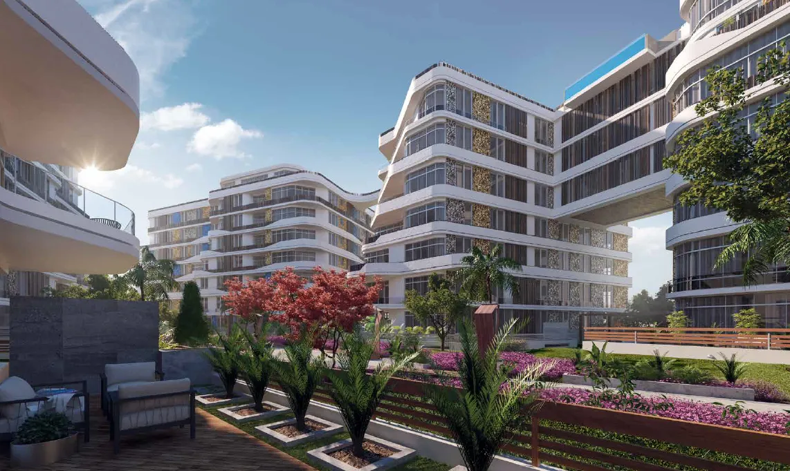 Apartment for sale in Courtyard-Bloomfields in Mostakbal City of 76 m² with 1 bedrooms