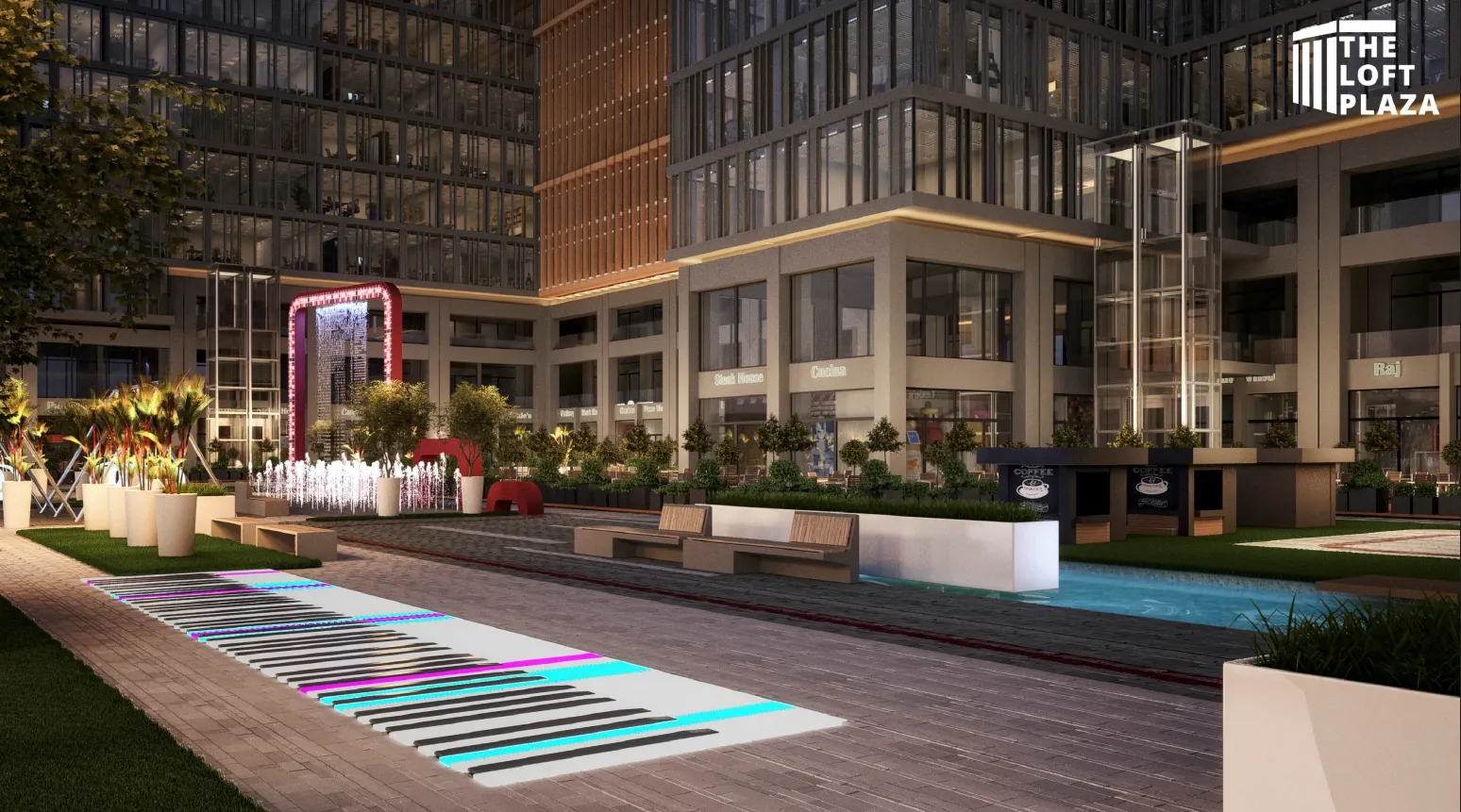 للبيع في ذا لوفت بلازا في  بمساحة 0 م² تتكون من 0 غرف