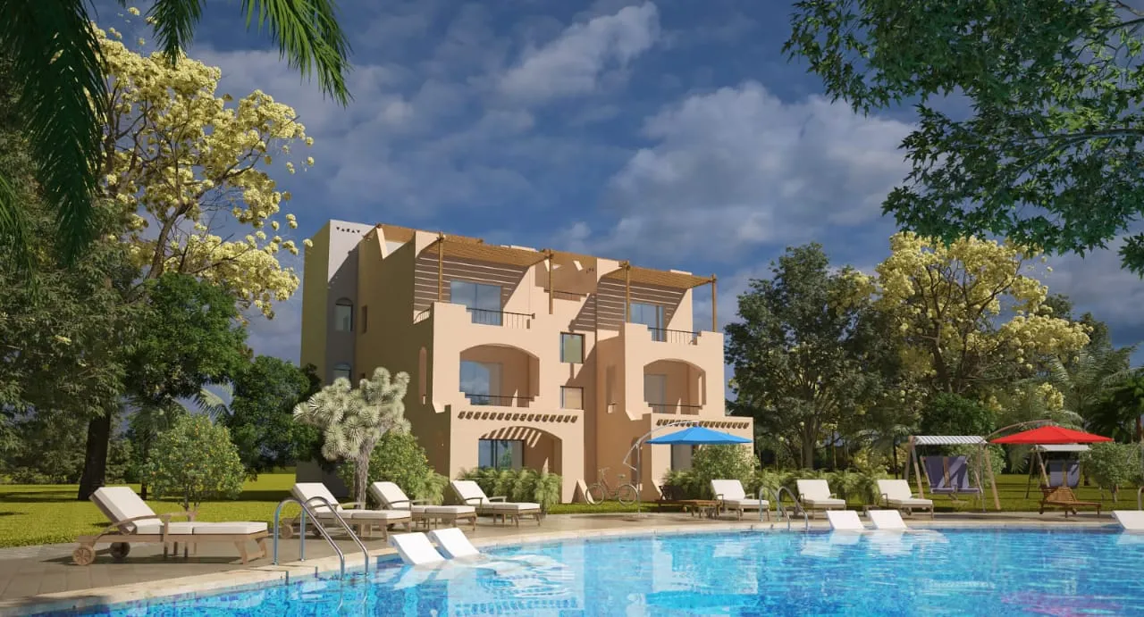Chalet for sale in Lasirena Palm Beach in Ain Sokhna of 160 m² with 3 bedrooms