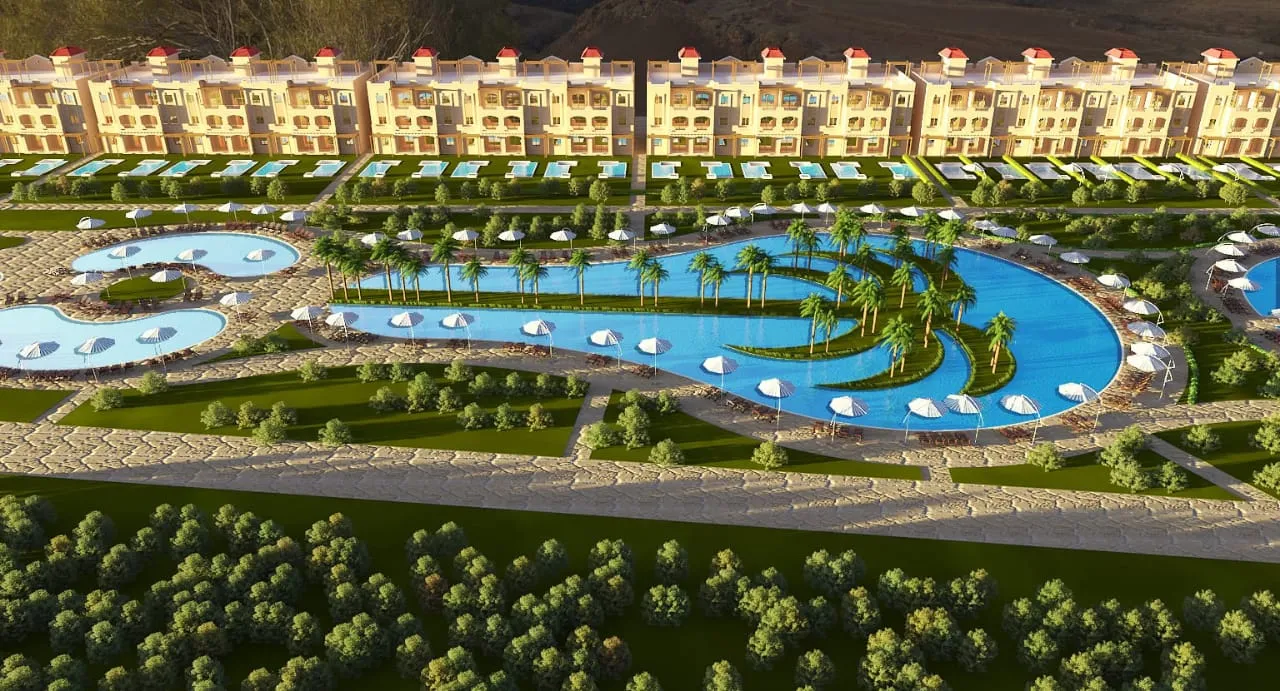 Chalet for sale in Lasirena Palm Beach in Ain Sokhna of 160 m² with 3 bedrooms