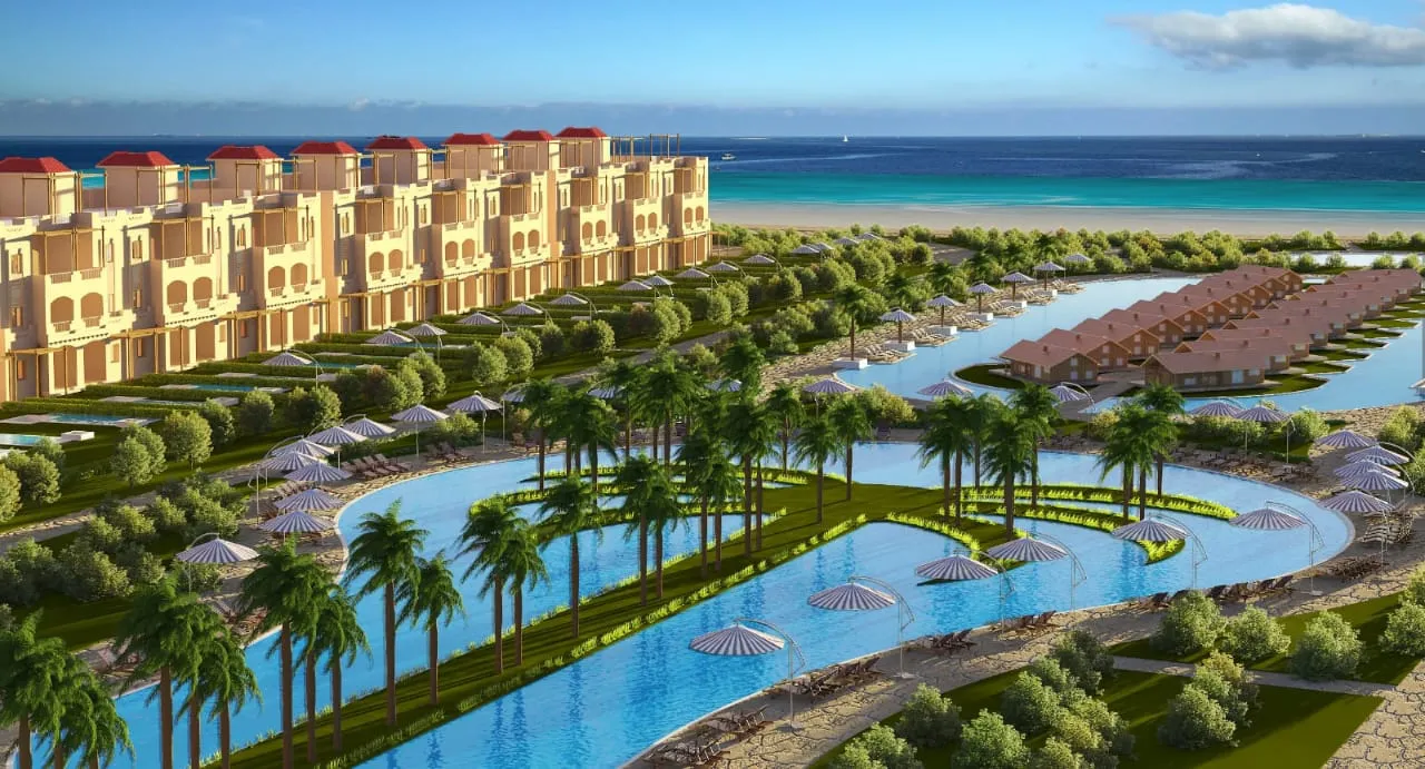 Chalet for sale in Lasirena Palm Beach in Ain Sokhna of 160 m² with 3 bedrooms