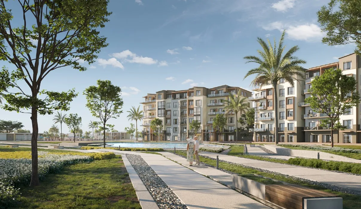 Apartment for sale in Hyde Park in New Cairo of 0 m² with 2 bedrooms