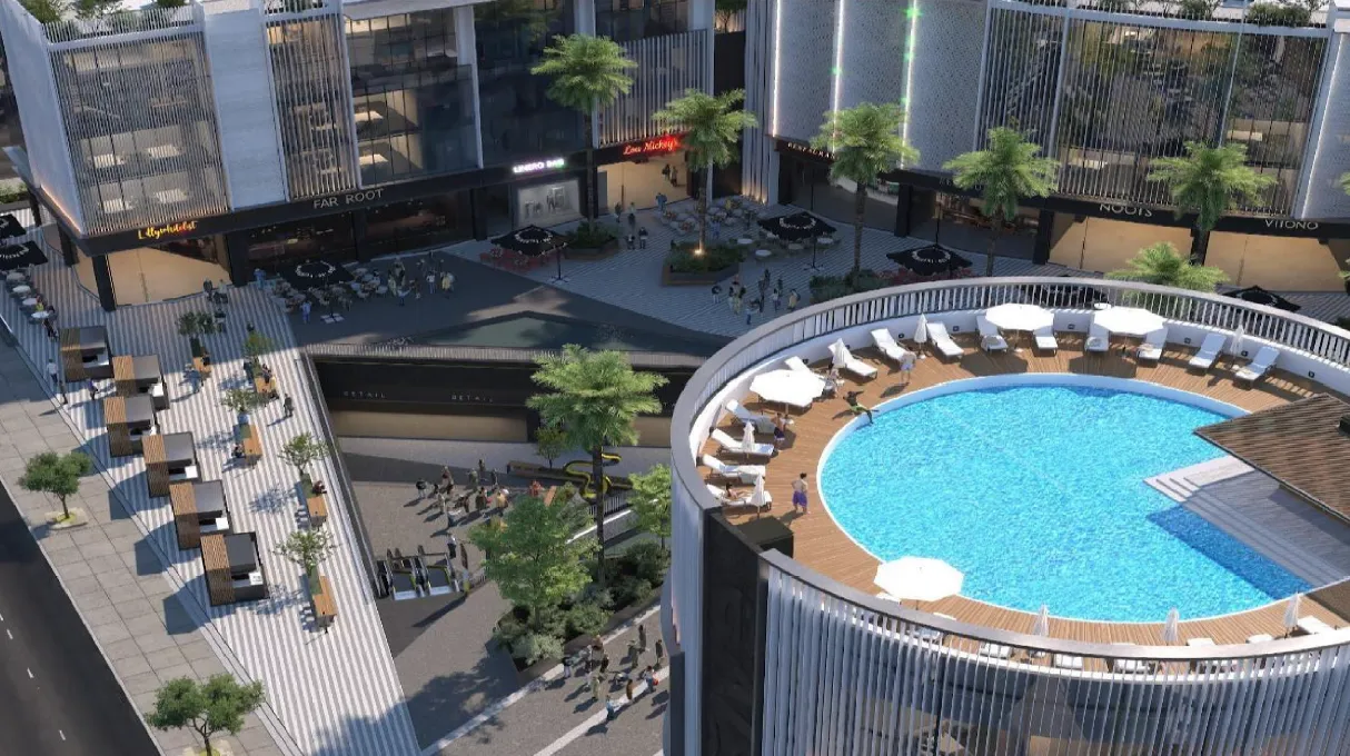 Office for sale in Revolve Mall in New Cairo of 63 m² with 0 bedrooms