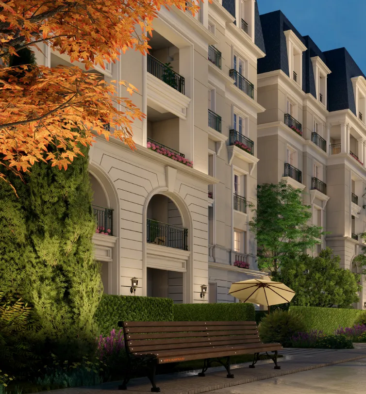 Apartment for sale in Nile Boulevard in New Cairo of 128 m² with 3 bedrooms