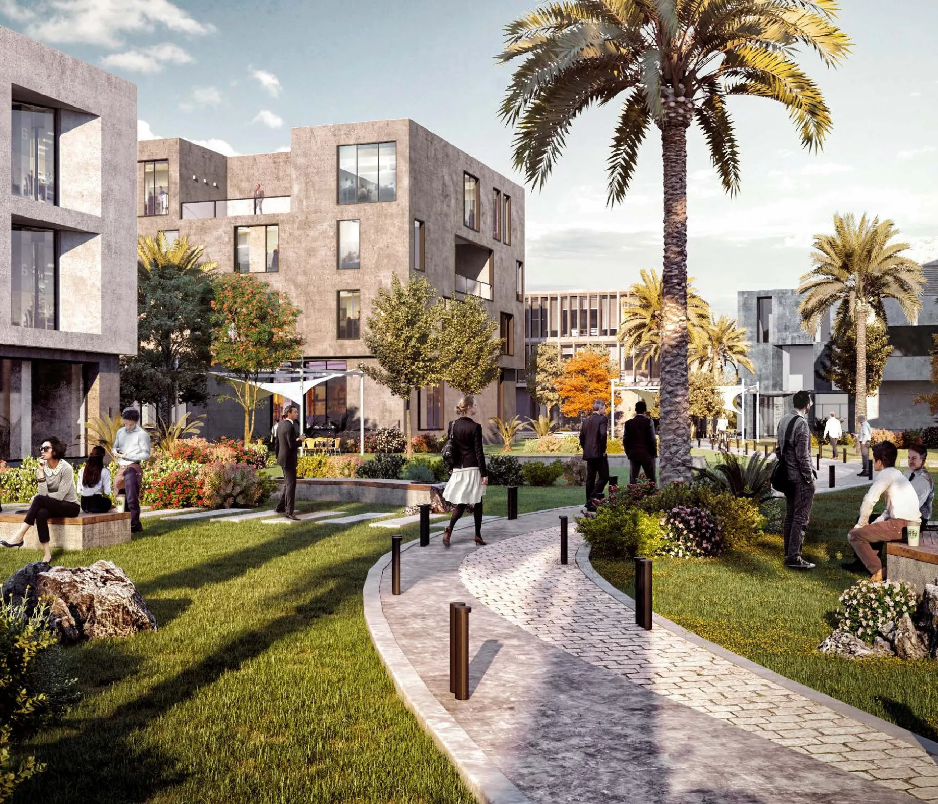 مكتب للبيع في أو ويست بيزنس ديستريكت في حدائق اكتوبر بمساحة 0 م² تتكون من 0 غرف