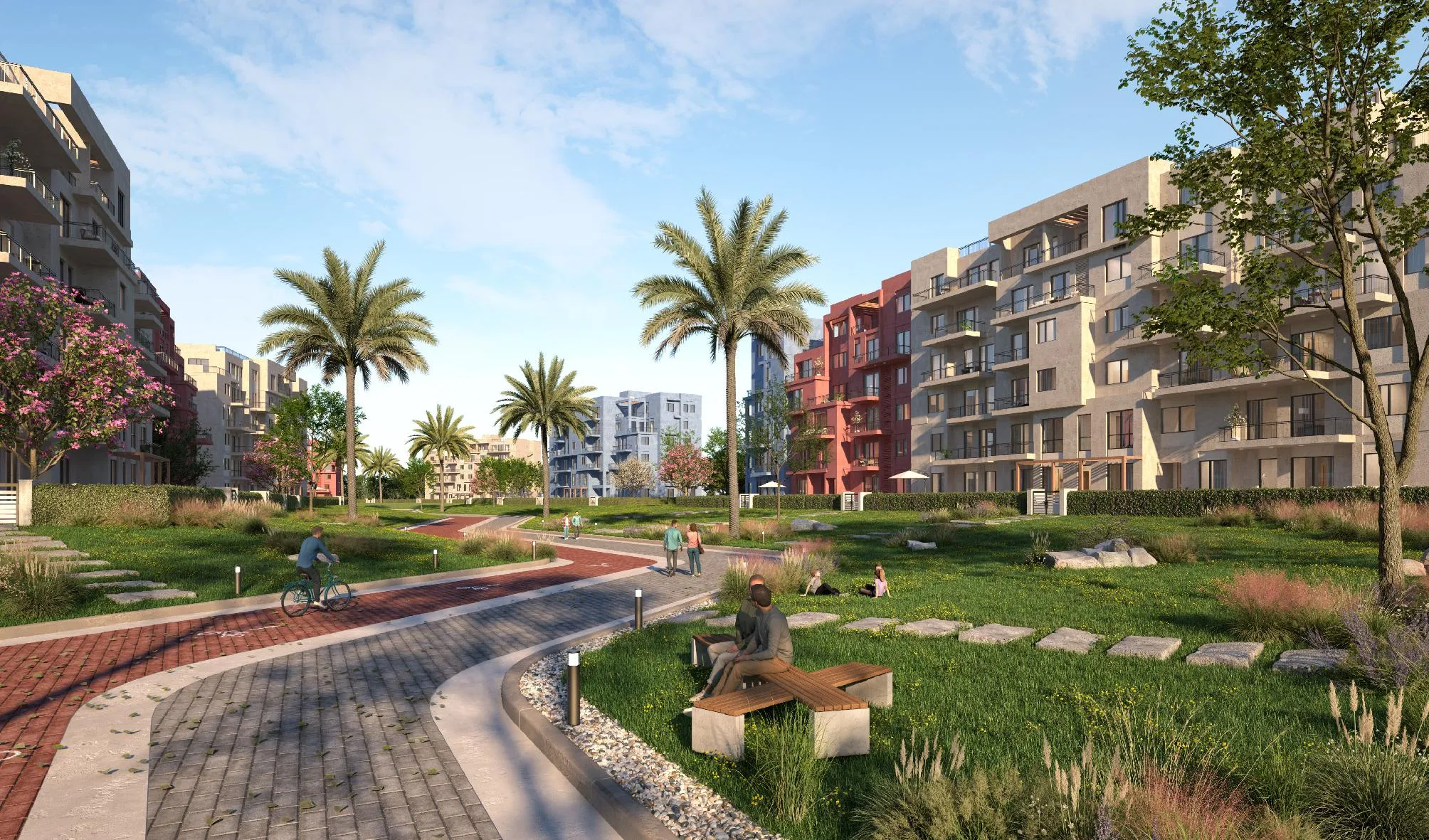 شقة للبيع في أو ويست أوراسكوم في حدائق اكتوبر بمساحة 0 م² تتكون من 2 غرف