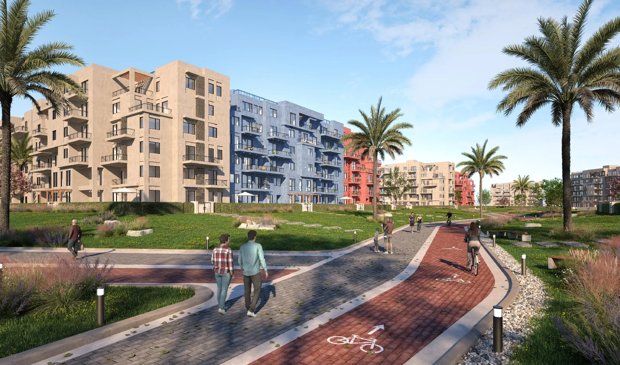 شقة للبيع في أو ويست أوراسكوم في حدائق اكتوبر بمساحة 0 م² تتكون من 2 غرف