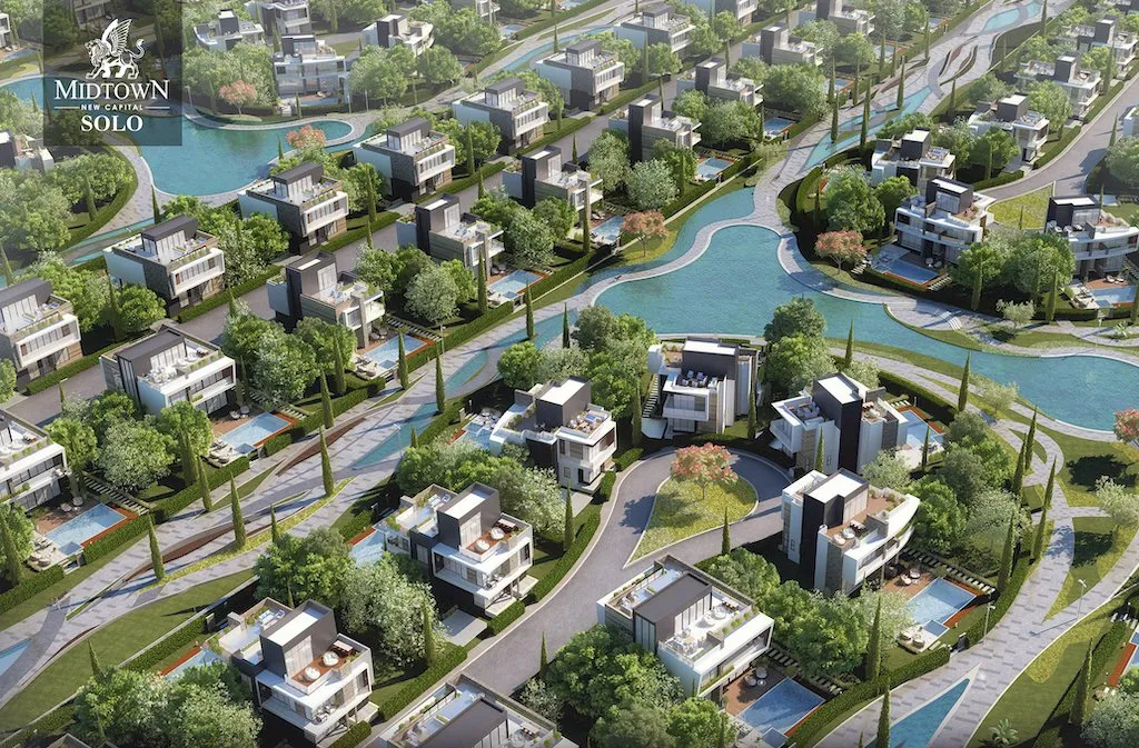 فيلا للبيع في ميد تاون سولو في العاصمة الإدارية الجديدة بمساحة 0 م² تتكون من 4 غرف