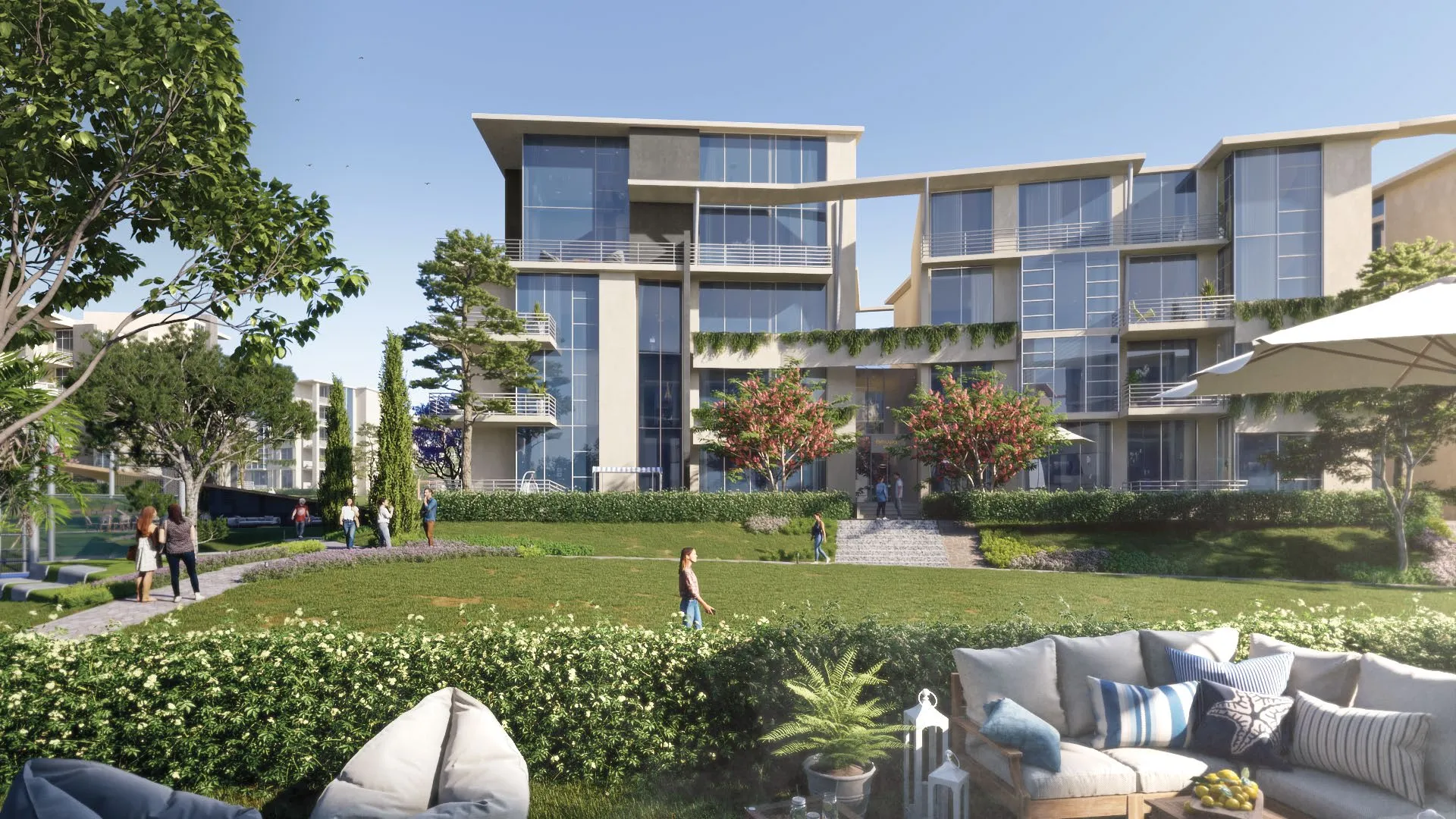 Apartment for sale in Leaves in 6th of October City of 0 m² with 2 bedrooms