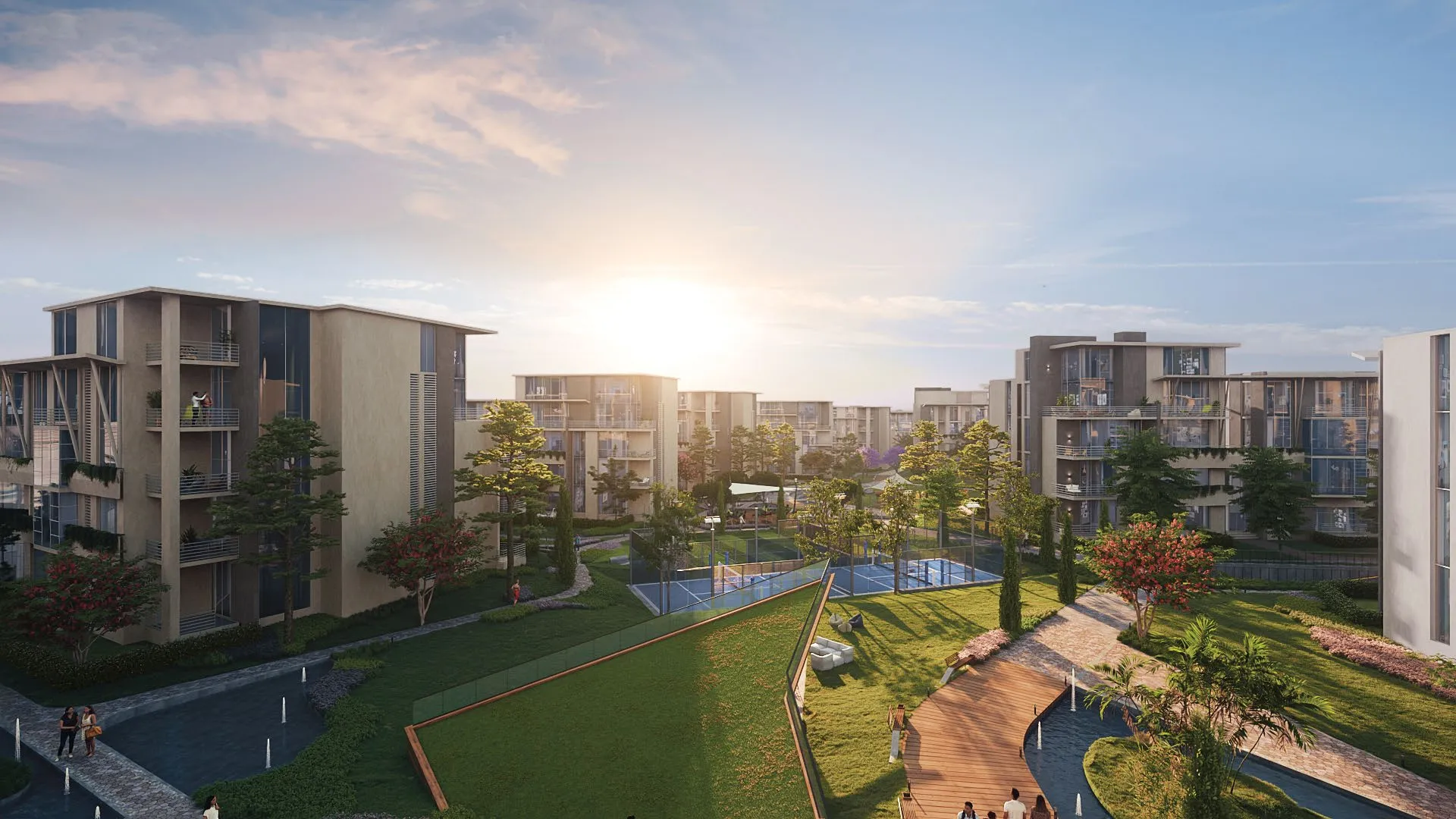 Apartment for sale in Leaves in 6th of October City of 0 m² with 2 bedrooms