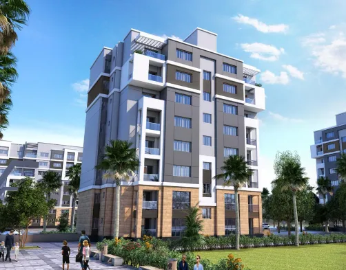 Apartment for sale in Bleu Vert  in New Capital City of 0 m² with 3 bedrooms
