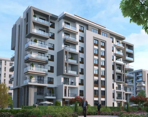 Apartment for sale in Bleu Vert  in New Capital City of 0 m² with 3 bedrooms