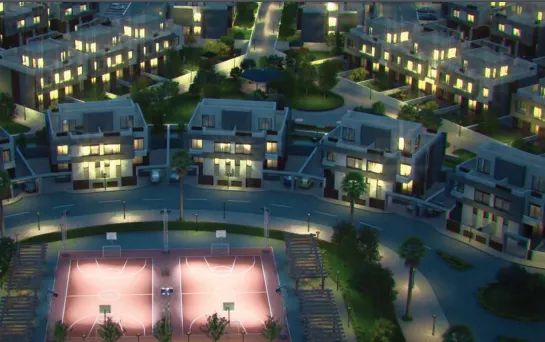 Apartment for sale in Bleu Vert  in New Capital City of 0 m² with 3 bedrooms