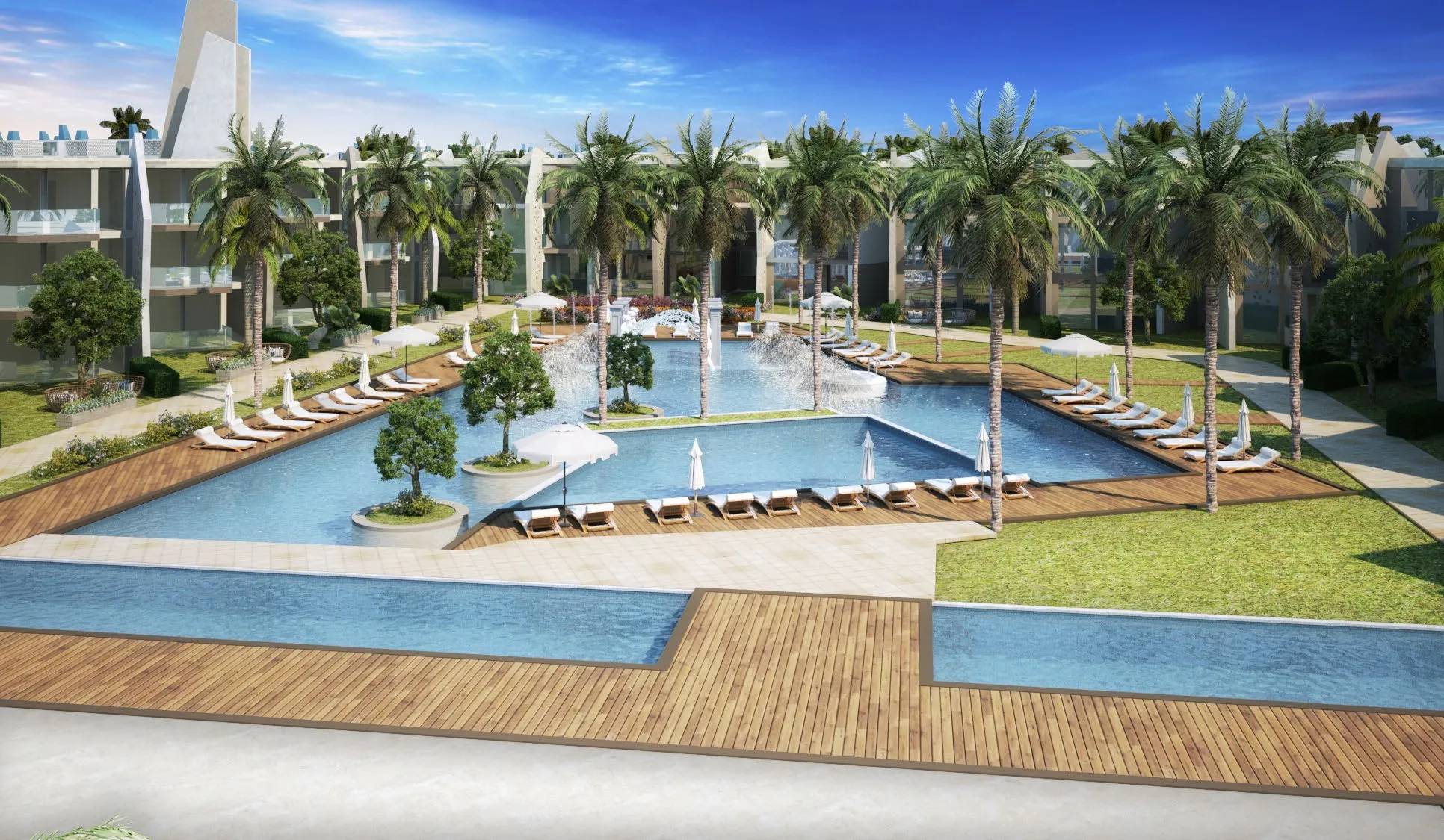 Serviced Apartment for sale in Fouka Bay in Ras El Hekma of 0 m² with 3 bedrooms