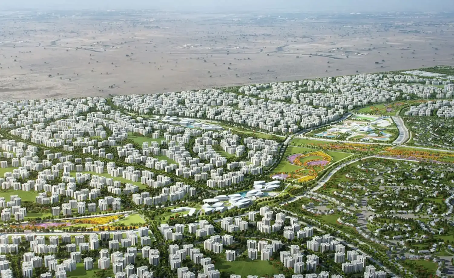 شقة للبيع في نور كابيتال جاردنز في حدائق العاصمة الإدارية الجديدة بمساحة 0 م² تتكون من 2 غرف