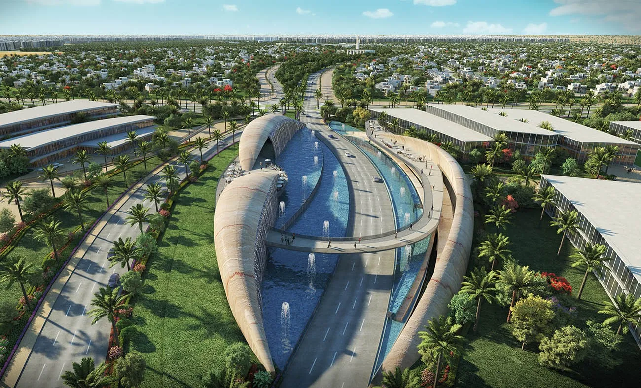 شقة للبيع في نور كابيتال جاردنز في حدائق العاصمة الإدارية الجديدة بمساحة 0 م² تتكون من 2 غرف