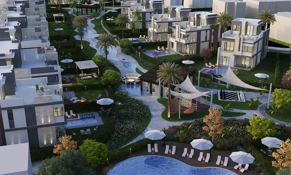 تاون هاوس للبيع في تاوني في مدينة السادس من أكتوبر بمساحة 0 م² تتكون من 3 غرف