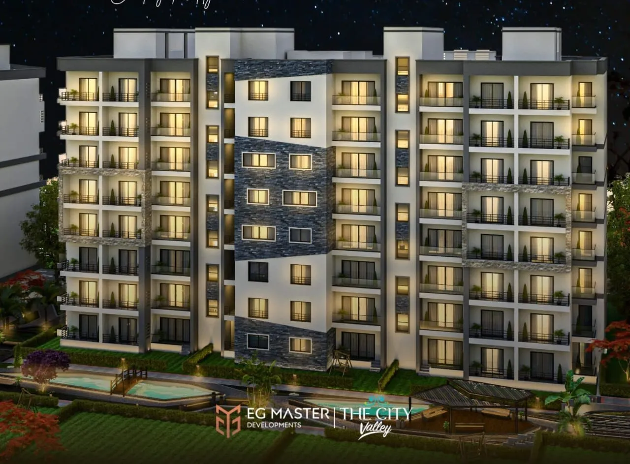 Apartment for sale in The City Valley in New Capital City of 140 m² with 2 bedrooms
